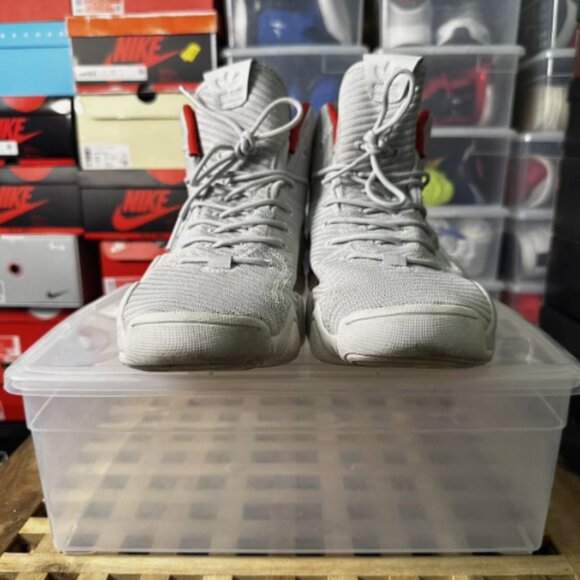 adidas Crazy 8 ADV Primeknit Grey Men's Size 12 - Picture 2 of 7